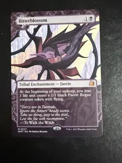 MTG - NM - Bitterblossom - Wilds of Eldraine: Enchanting Tales - Image 1