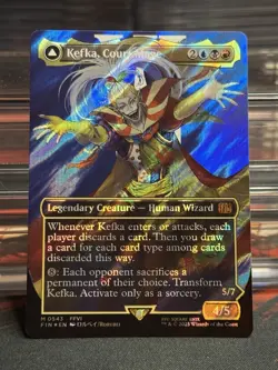 Kefka, Court Mage (0543) (Borderless) (Surge Foil) Final Fantasy - Magic English - Image 1