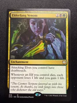 Elderfang Venom - NM - Kaldheim Commander MtG - Image 1