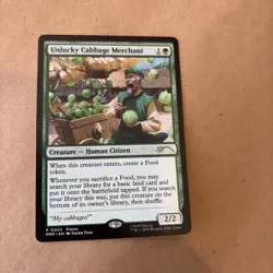 MTG Unlucky Cabbage Merchant PROMO 0003 Avatar The Last Airbender NM English - Image 1