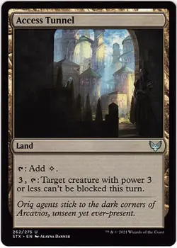 MTG Strixhaven: School of Mages Access Tunnel (Uncommon) - Image 1