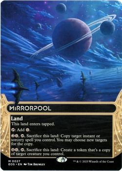 Mirrorpool (Borderless) - 0027 - Edge of Eternities - MTG English NM/M - Image 1