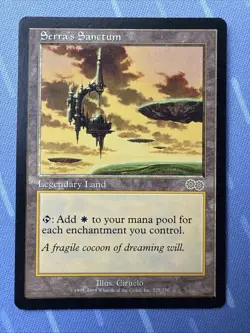Serra's Sanctum #325 - Urza's Saga - Magic The Gathering Vintage RARE 1998 WOTC - Image 3
