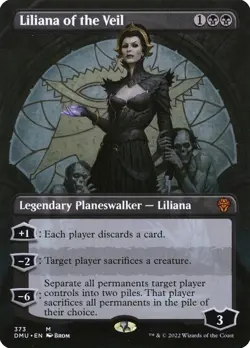 [MTG] Liliana of the Veil (Borderless) (373) (DMU) NM - Image 1