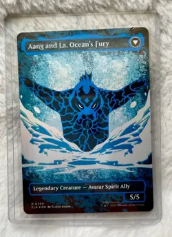 Aang, Swift Savior (Borderless) (Neon Ink Foil) Avatar: The Last Airbender Foil - Image 2