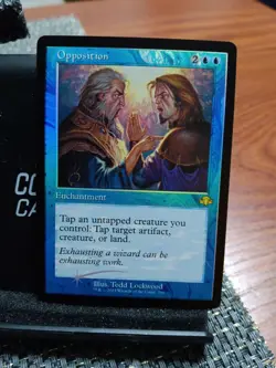 MTG Opposition 290 Foil Retro Frame Dominaria Remastered Magic The Gathering - Image 1