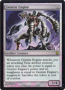 MTG - Darksteel - Gemini Engine - Foil - NM - Image 1