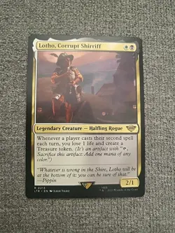 MTG - Lotho Corrupt Shirriff - LOTR - NM - Magic the Gathering - #213 - Image 1