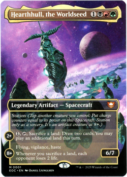 Hearthhull, the Worldseed (Borderless) - 0001 - Edge of Eternities - MTG NM/M - Image 1