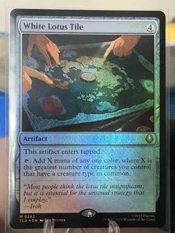 FOIL White Lotus Tile #0262 MTG Avatar Last Airbender English - Mythic - Image 1