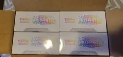 Pokemon Prismatic Evolutions DG ETB 4-Pack Case SEALED Dollar General EXCL - Image 1