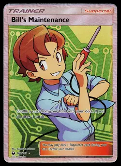Pokemon Card - Bill's Maintenance Celestial Storm 162/168 Ultra Rare - Image 1