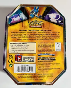 Pokemon TCG Mew V Forces Tin - New & Factory Sealed - Image 2