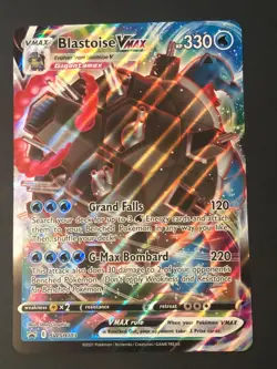 Blastoise VMAX Pokemon Jumbo Promo SWSH103 Minty - Image 1