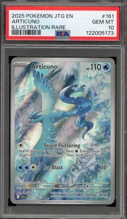 Pokemon Articuno Journey Together Illustration Rare #161 PSA 10 Gem Mint - Image 1