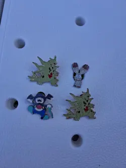Pokemon Official Collector Pin Lot Of 4 Tyranitar, Mr. Mime & Buneray - Image 1