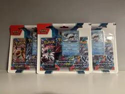 Pokemon TCG : Paradox Rift - Triple Blister Pack + Cetitan Promo x3 - Image 1