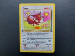 Pokemon - Eevee 51/64 Common 1st Edition Jungle - Image 1