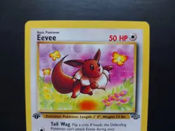 Pokemon - Eevee 51/64 Common 1st Edition Jungle - Image 2