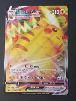 Pikachu VMAX Pokemon Jumbo SWSH286 N/M - Image 1