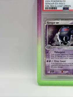 2004 POKEMON EX FIRE RED & LEAF GREEN #108 GENGAR EX-HOLO PSA 7 - Image 5