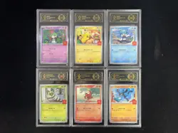 2023 Pokemon TCG JPN McDonald's Promo 020/M-P 021/M-P Pikachu APH 10 Lot*6 WE64 - Image 1