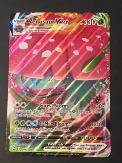 Venusaur VMAX Pokemon Jumbo Promo SWSH102 Minty - Image 1