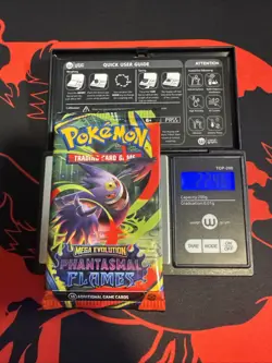 22.46g HEAVY - Pokemon TCG M&E - Phantasmal Flames - Booster Pack! Possible GOD - Image 1