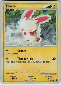 Plusle HGSS16 PR-HS Holo Promo HGSS Black Star Promos Pokemon - Image 1