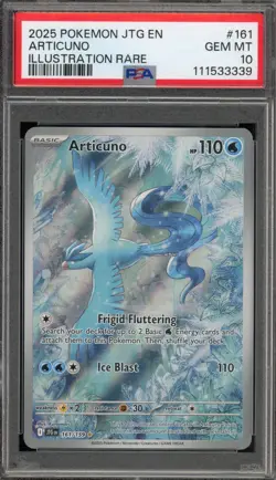 Pokemon Articuno Journey Together Illustration Rare #161 PSA 10 Gem Mint - Image 1