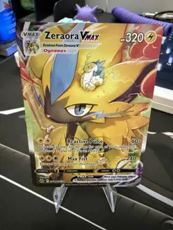 Pokemon TCG - Zeraora VMAX GG42/GG70 - Crown Zenith: Galarian Gallery NM/M - Image 1