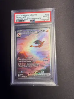 Pokemon Charizard Ex Scarlet & Violet 151 Special Rare #199 PSA 10 English - Image 1