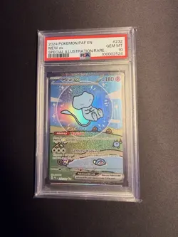 Pokemon Mew Ex Paldean Fates Special Rare #232 PSA 10 English - Image 1