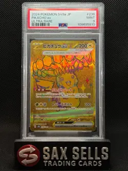 Pokemon Pikachu EX UR PSA 9 SV8a 236/187 Terastal Festival Japanese - Image 1