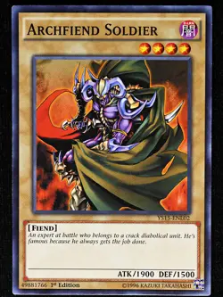Yu-Gi-Oh! TCG - Dark Legion - Archfiend Soldier -YS15-ENL02 - Common - Reg LP/NM - Image 1
