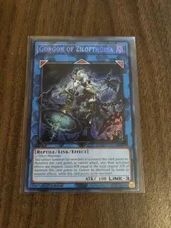 Yu-Gi-Oh! Gorgon of Zilofthonia DUAD-EN050 1st Ed Secret Rare - Image 1