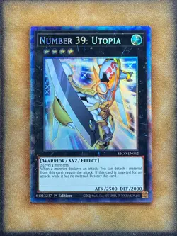 Yugioh Number 39: Utopia KICO-EN042 Collector Rare 1st Ed NM - Image 1