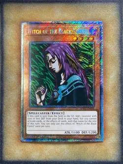 Yugioh Witch of the Black Forest RA03-EN091 Platinum Secret Rare 1st Ed NM - Image 1