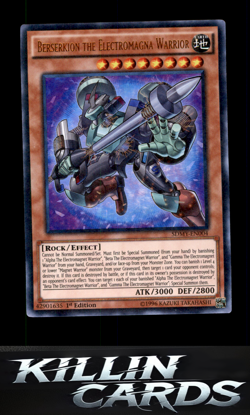 1st Edition Berserkion the Electromagna Warrior SDMY-EN004 Ultra Rare Structure - Image 1