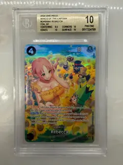 One Piece English Wings Of The Captain Rebecca OP05-091 SP PSA BGS 10 - Image 1