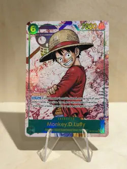 2025 One Piece TCG Carrying On His Will Monkey.D.Luffy Alt Art OP13-118 SEC - Image 1