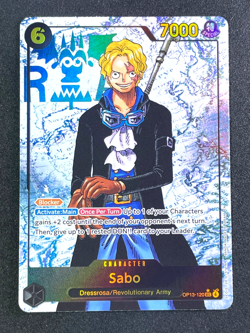One Piece Carrying On His Will Sabo SEC Alt Art Parallel OP13-120 NM English - Image 1