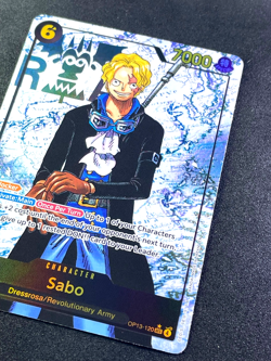 One Piece Carrying On His Will Sabo SEC Alt Art Parallel OP13-120 NM English - Image 3