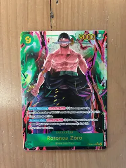 ONE PIECE Roronoa Zoro OP06-118 Parallel Alt Alternate Art SEC Wings Captain ⚓ - Image 1