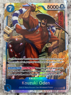 Kouzuki Oden ST22-005 Starter Deck 22: Ace & Newgate Foil - One Piece - Image 1