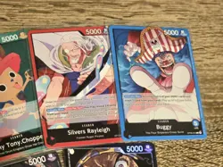 One Piece TCG - Leader Mixed Lot - Set of 6 Cards - English - Image 3