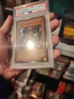 Yugioh Gate Guardian 1st Edition MRD-000 PSA 6 EX MINT Metal Raiders Secret Rare - Image 3