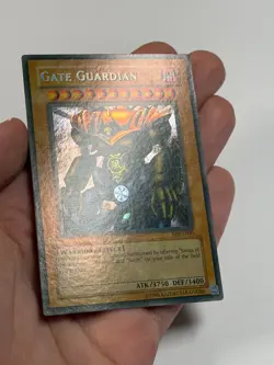 YUGIOH Light Fade Foil Bleed Gate Guardian MRD-000 Secret Rare Unlimited NM - Image 4