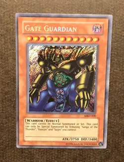 Yugioh - Gate Guardian MRD-000 - Secret Rare - NM/MINT - Image 1