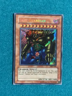 Gate Guardian MRD-000 Secret Rare Unlimited NM Yugioh Card Holo Worth Grading - Image 1